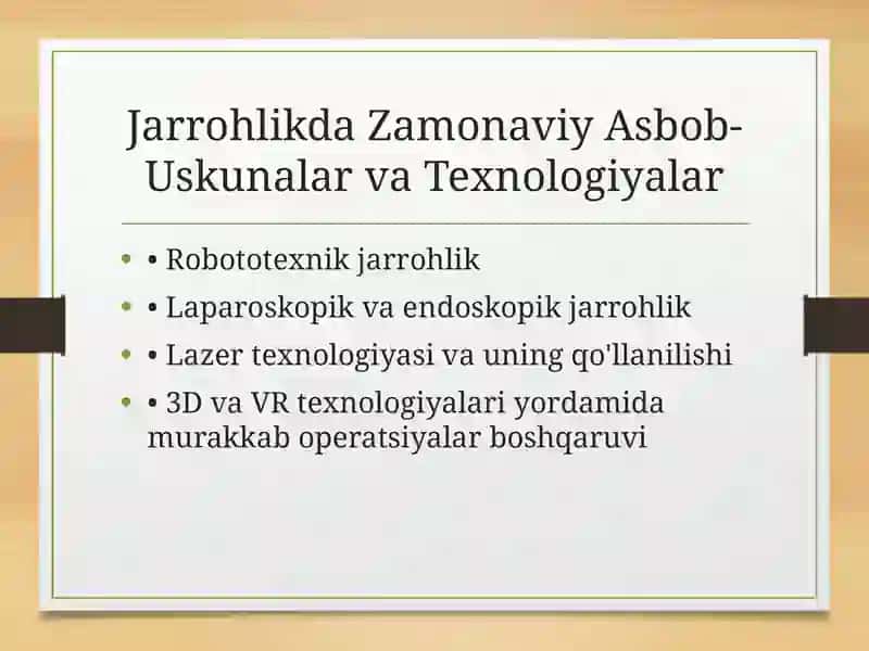 Zamonaviy Og'riqsizlantirish Usullari 4