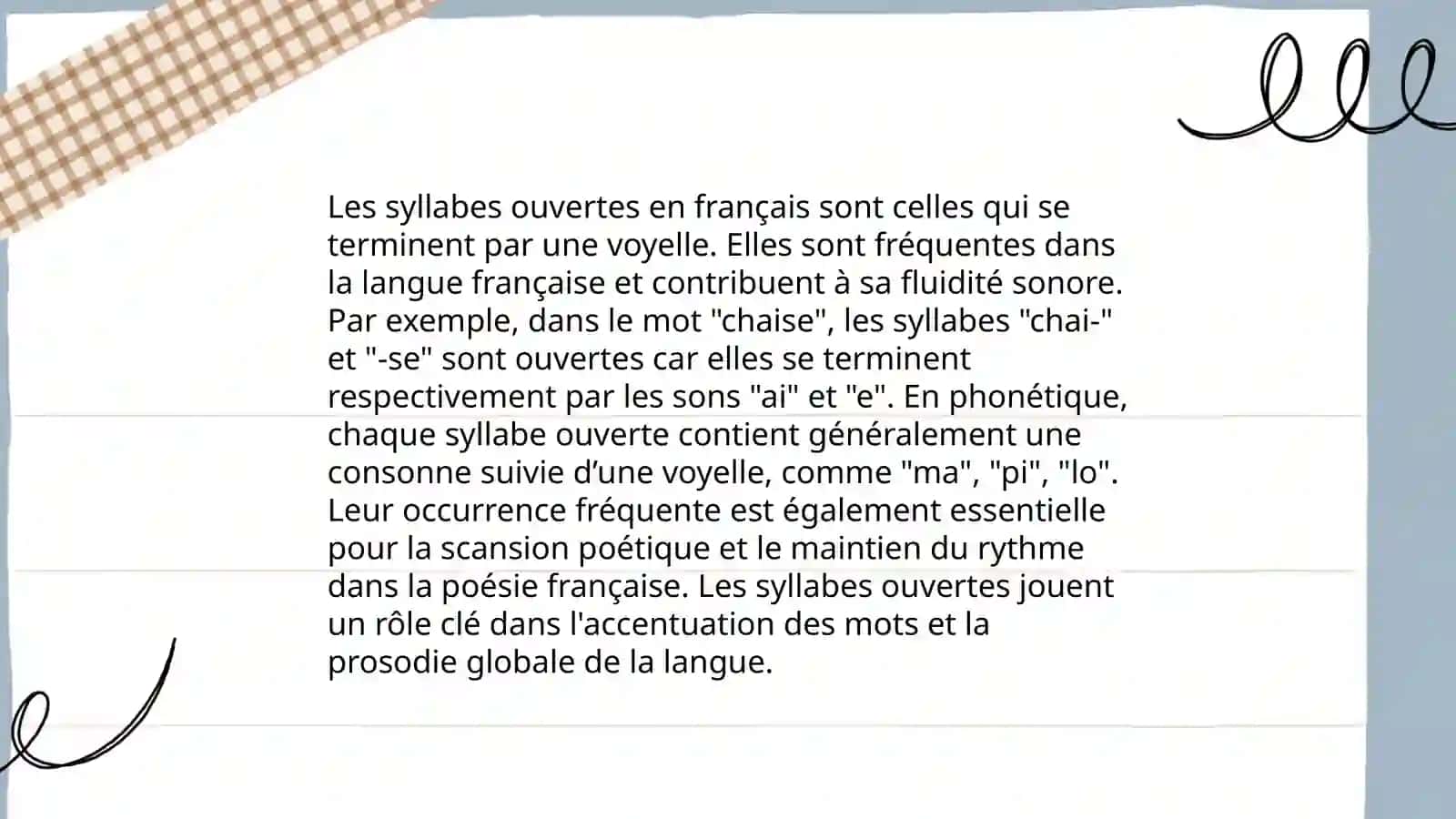 La constitution la syllabe en français 4