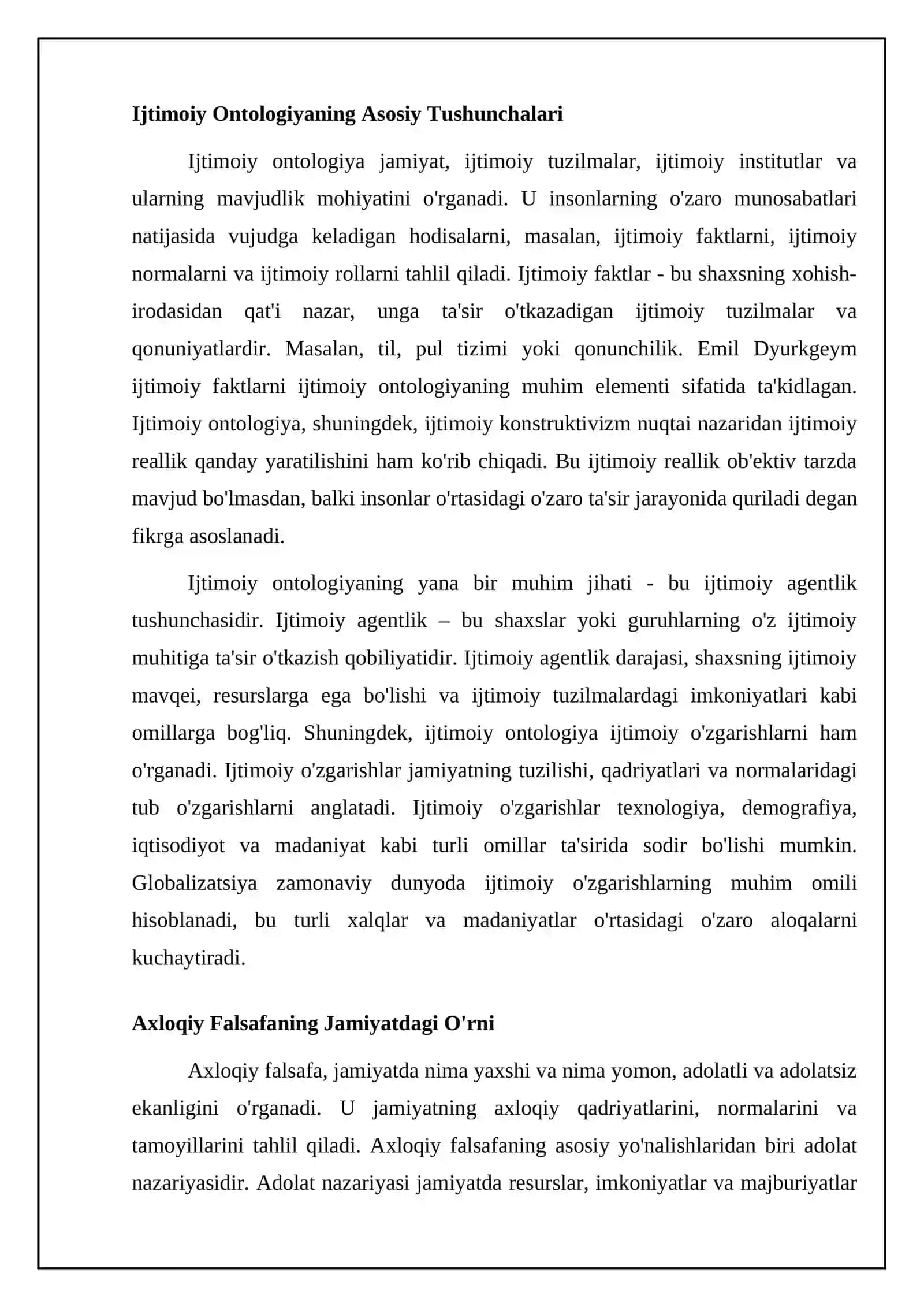 Jamiyat falsafasi 4