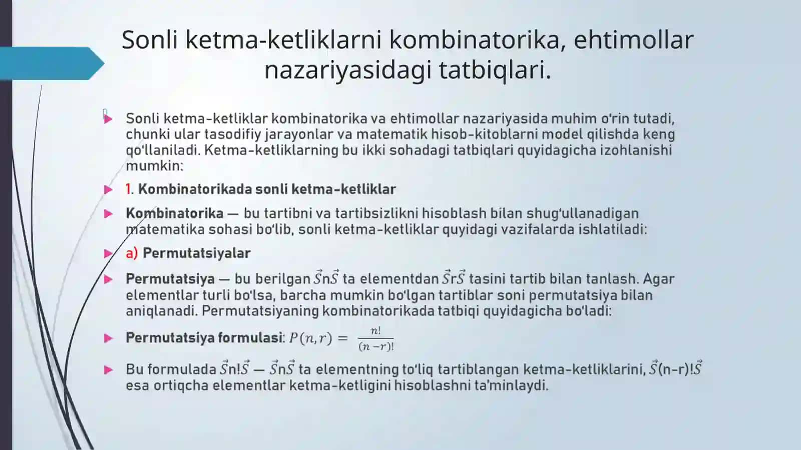 HISOB( CALCULUS ) fanidan MUSTAQIL ISHI 4