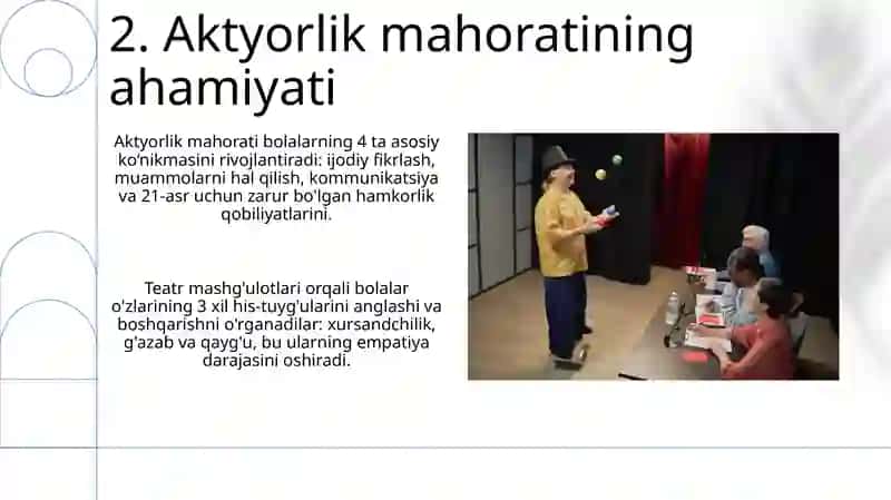 Aktiyorlik qobilyati 4