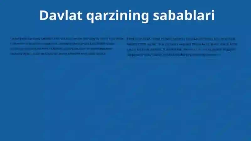 Davlat qarzi va budjet ta'qchilligi 4