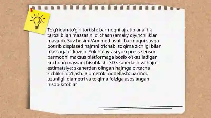 Barmoq vazni 4