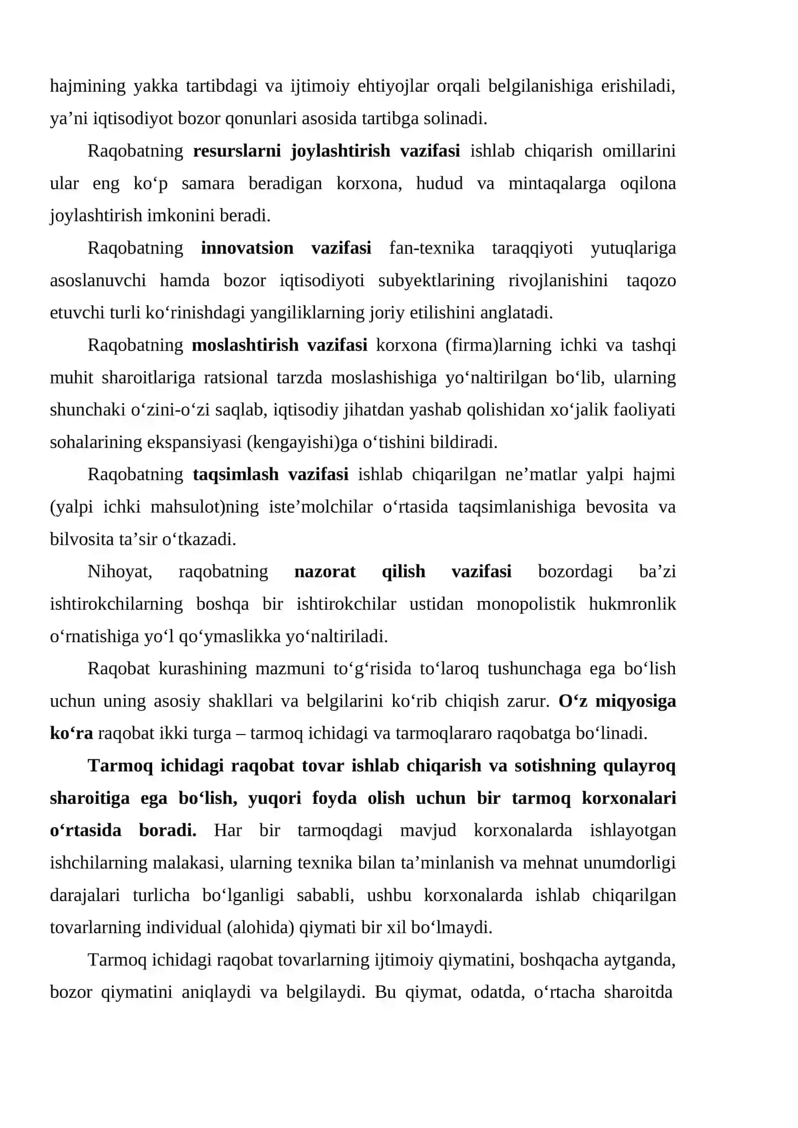 RAQOBAT VA MONOPOLIYA 4
