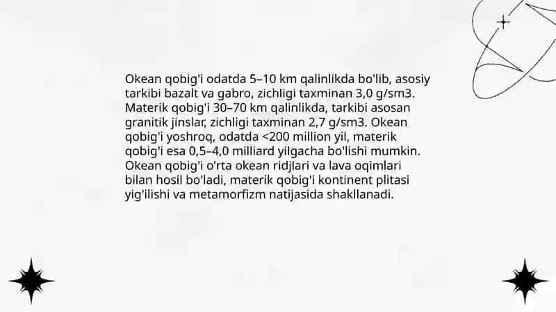 Geofrafim qobiq va uning tuzilishi 4