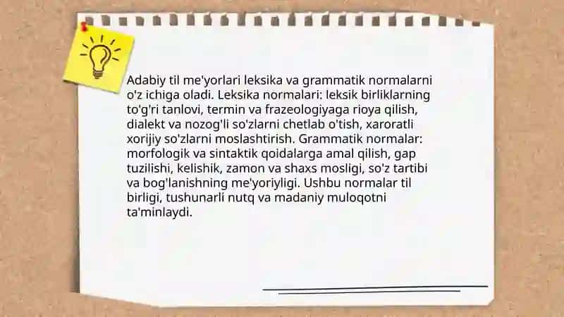 Nutq madaniyati va adabiy til me'yorlari 4