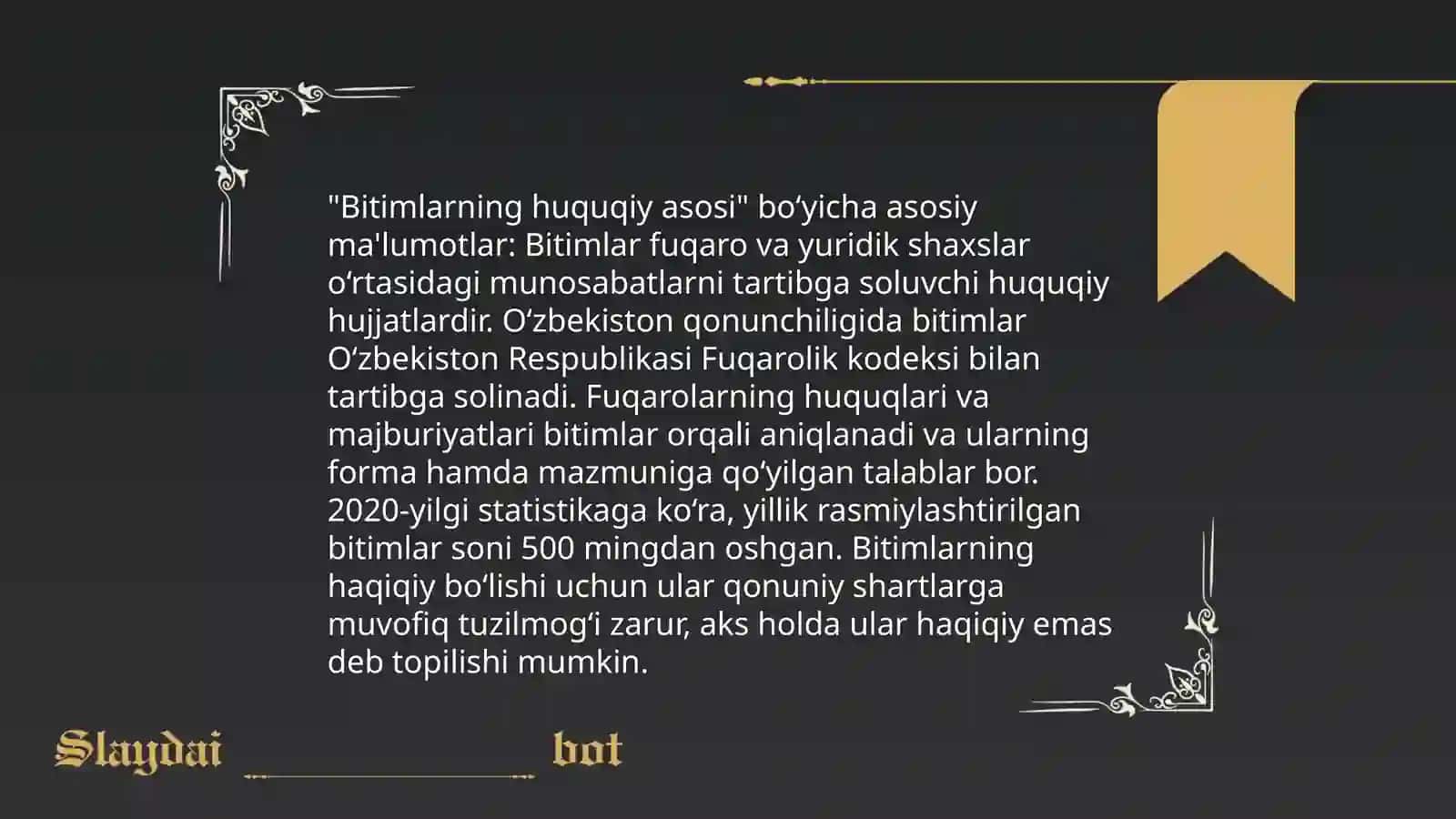 Bitimlar turlari 4