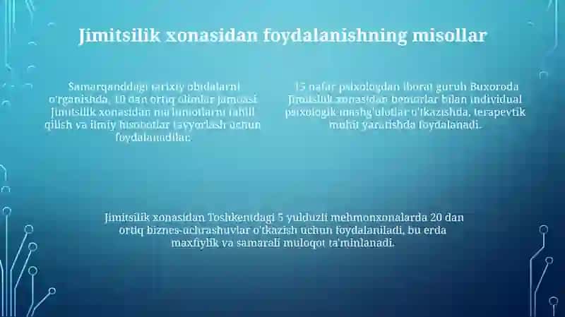 Jimitsilik xonasi 4