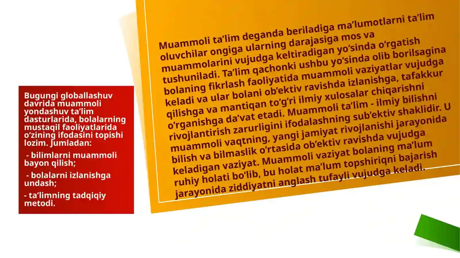 MUAMMOLI TA’LIM TEXNOLOGIYASI 4