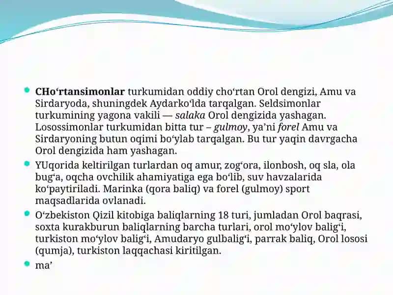O`zbekistondagi baliqlar ekologiyasi 4
