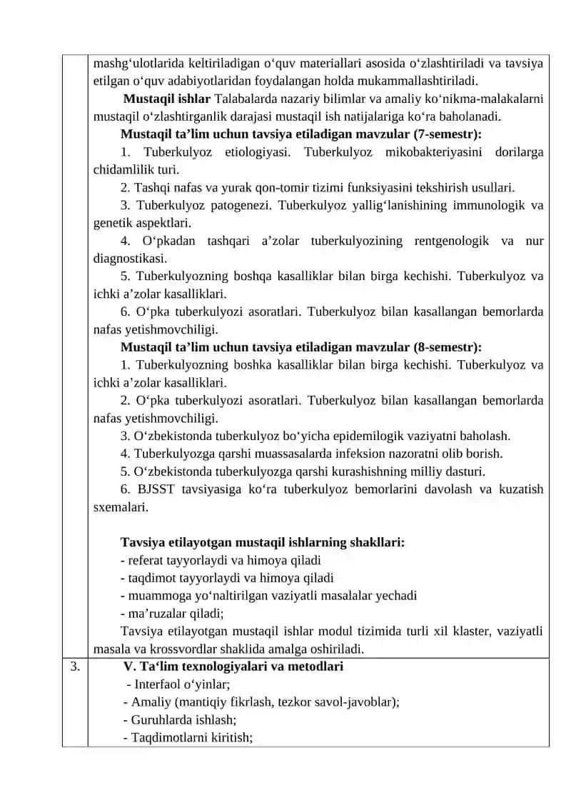 Ftiziatriya Fan Dasturi 4