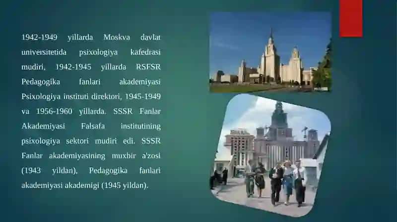 S.L.Rubinshteyn maktabi umumiy xarakteristikasi 4