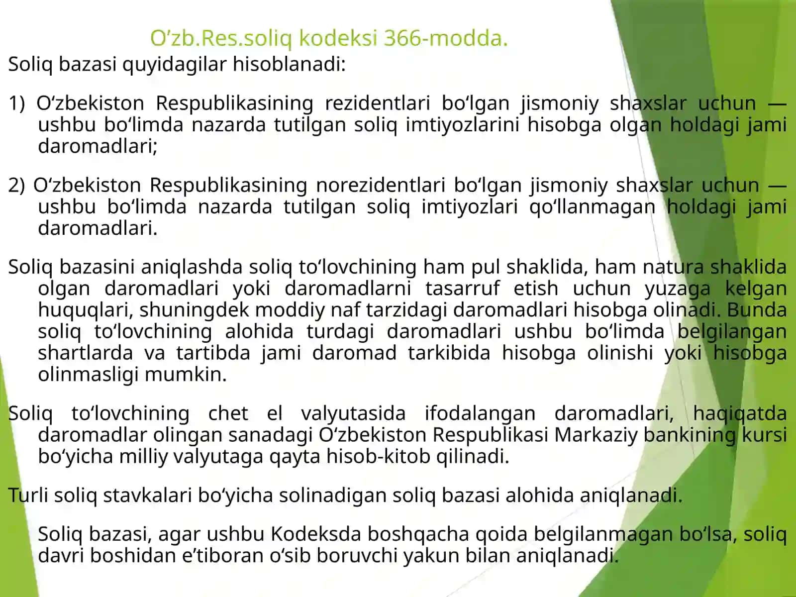 Jismoniy shaxslardan olinadigan daromad solig’i 4