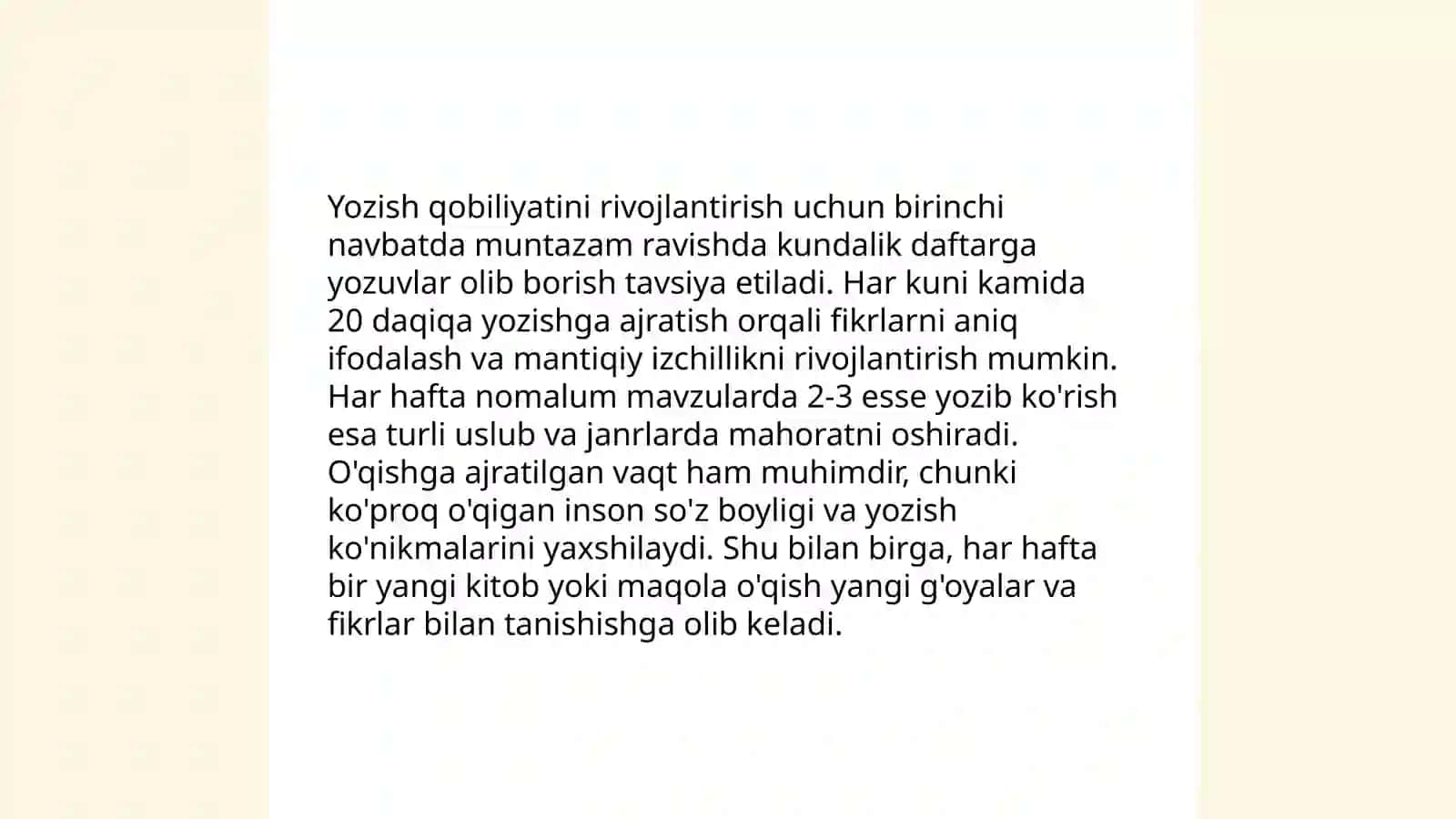 Kuch qobilyatini tarbiyalash 4