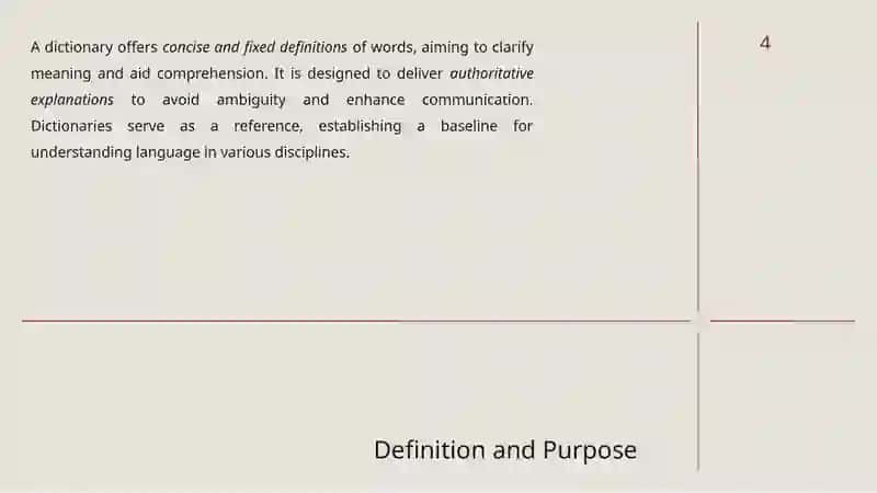 Dictionary 4