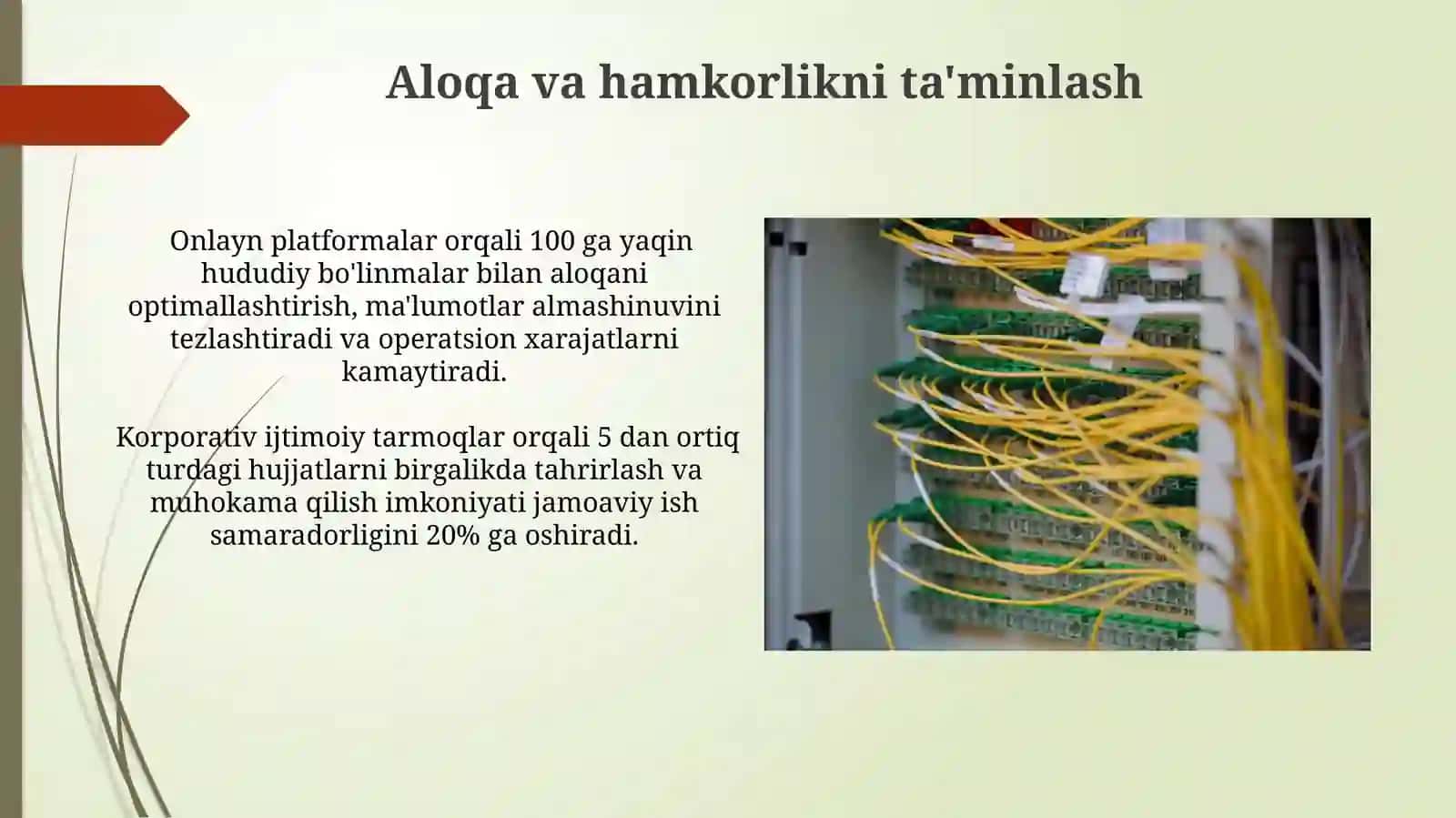 Axborot tizimlarining asosiy vazifalari 4