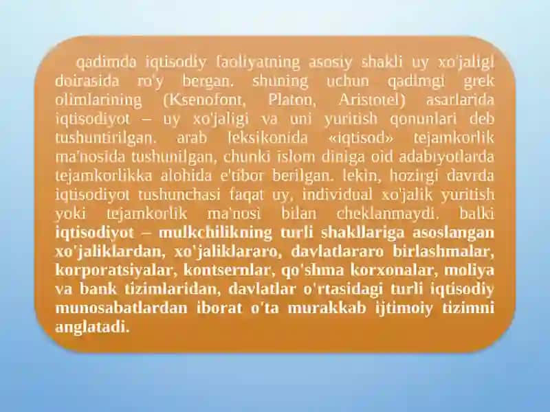 Fanining predmetlari va o'rganish usullari 4