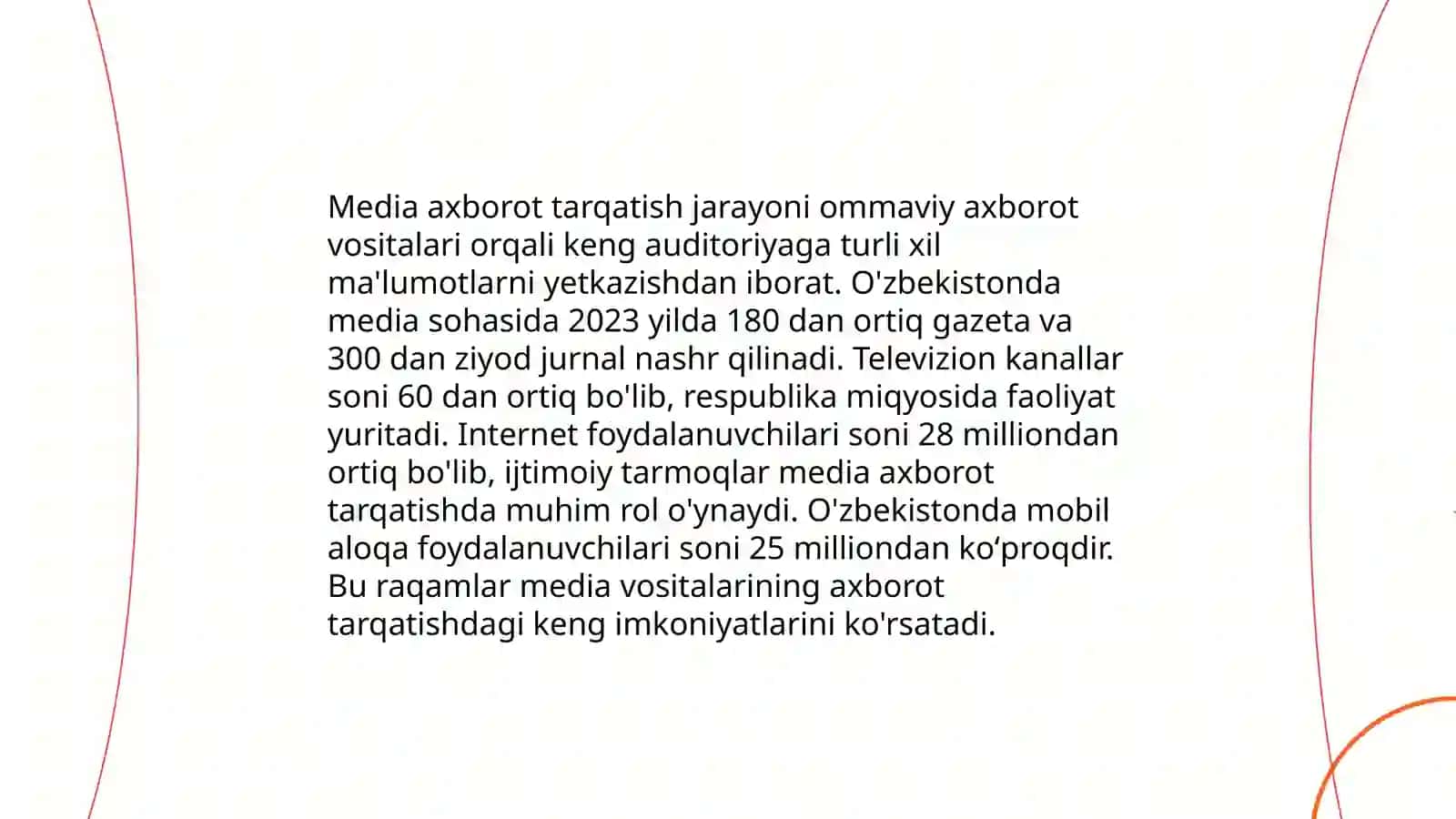 Ommaviy axborot vositalari (OAV) 4