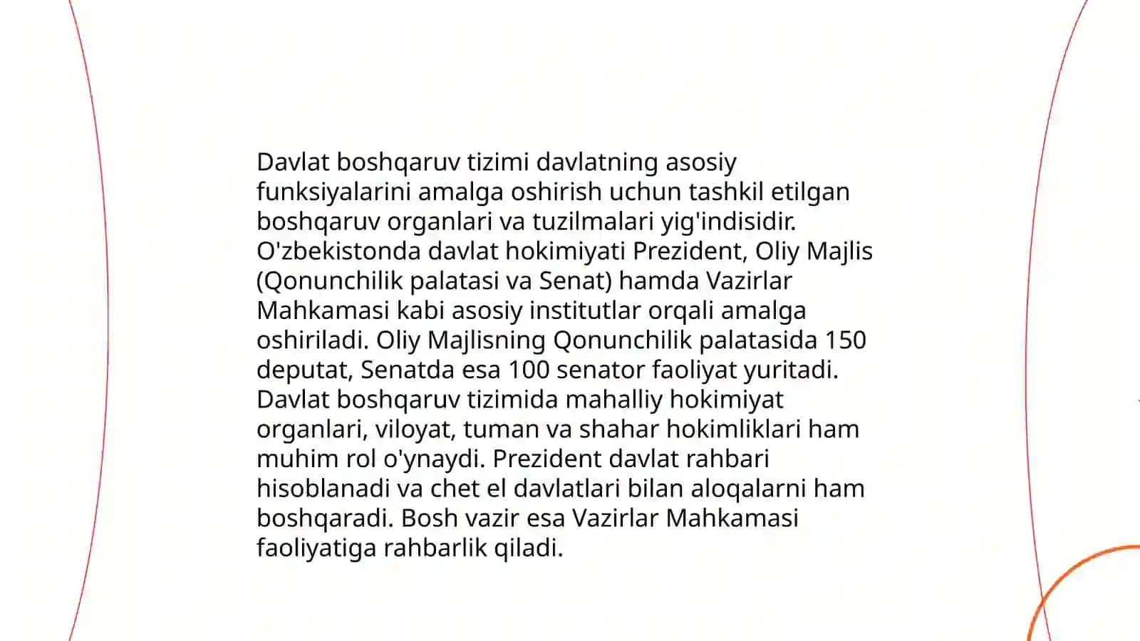Mustaqil Oʻzbekiston davlati va huquqi 4
