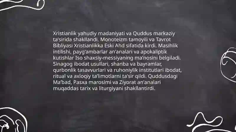 Xristianlikning paydo bo‘lishi 4