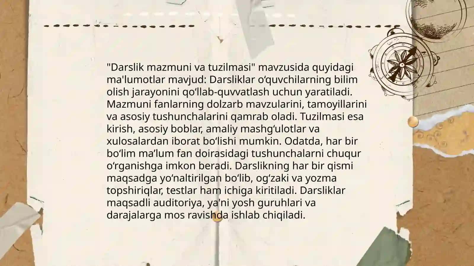 Texnologiya darsligi tahlili 4