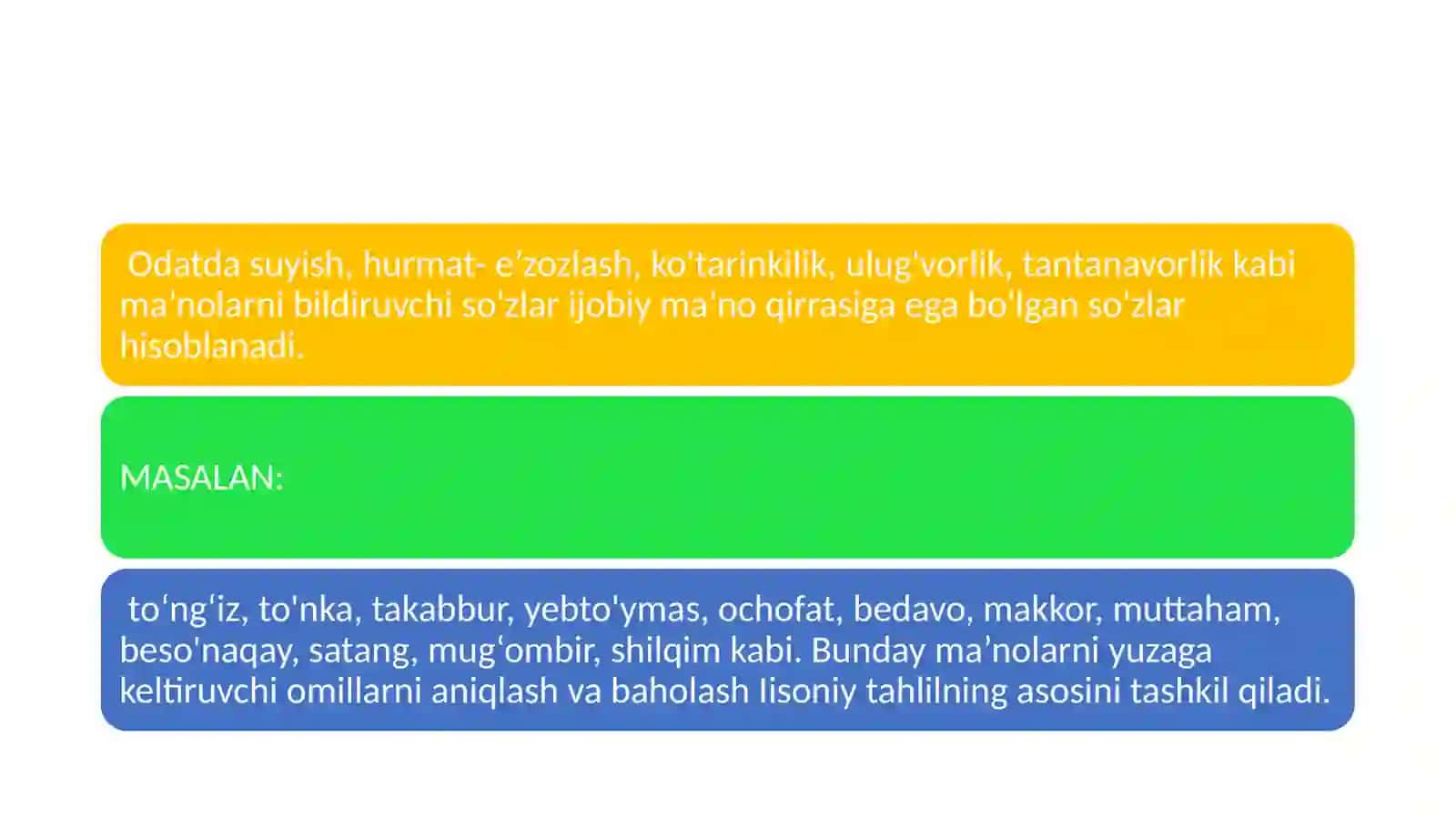 BADIIY MATNNING MORFOLOGIK XUSUSIYATLARI 4