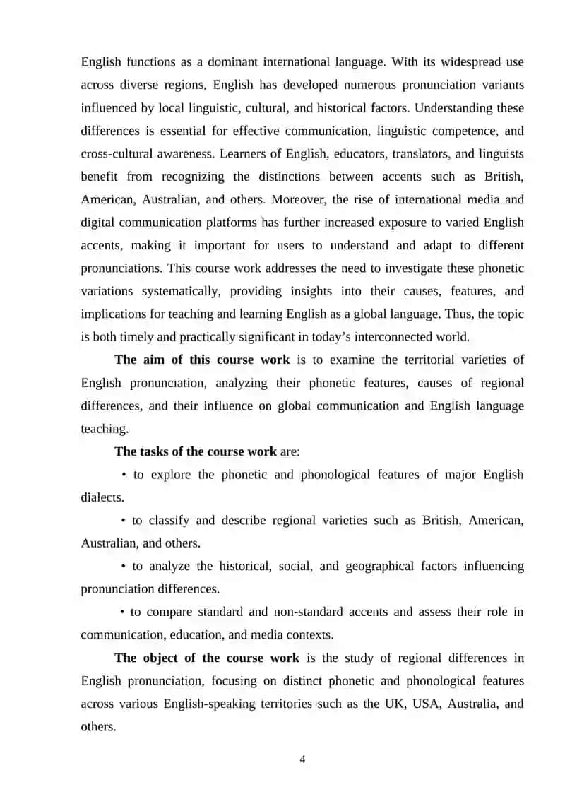 Territorial Varieties of English Pronunciation 4