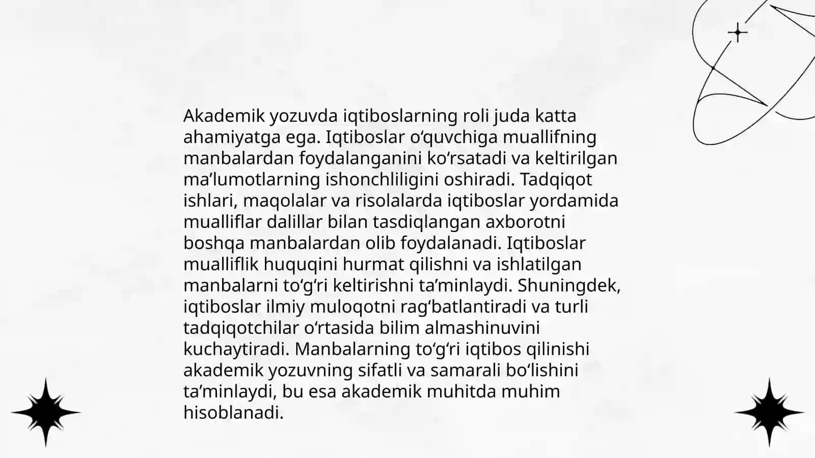 Iqtiboslar havolalar va adabyotlar roʻyhatini shakillantirish 4