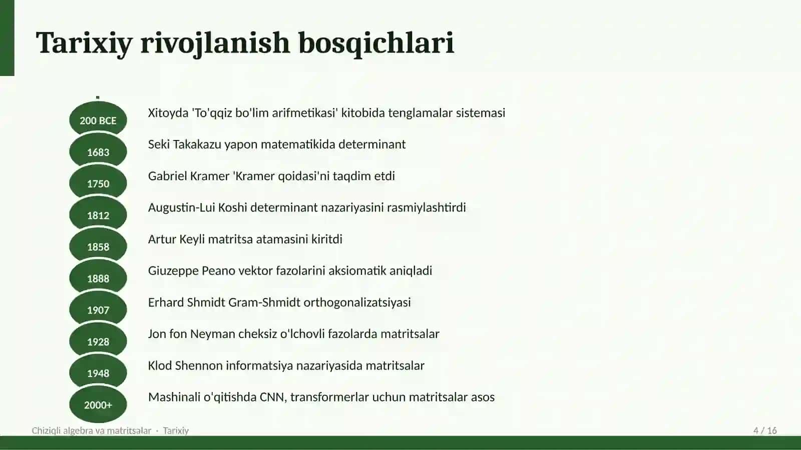 Chiziqli algebra va matritsalar 4