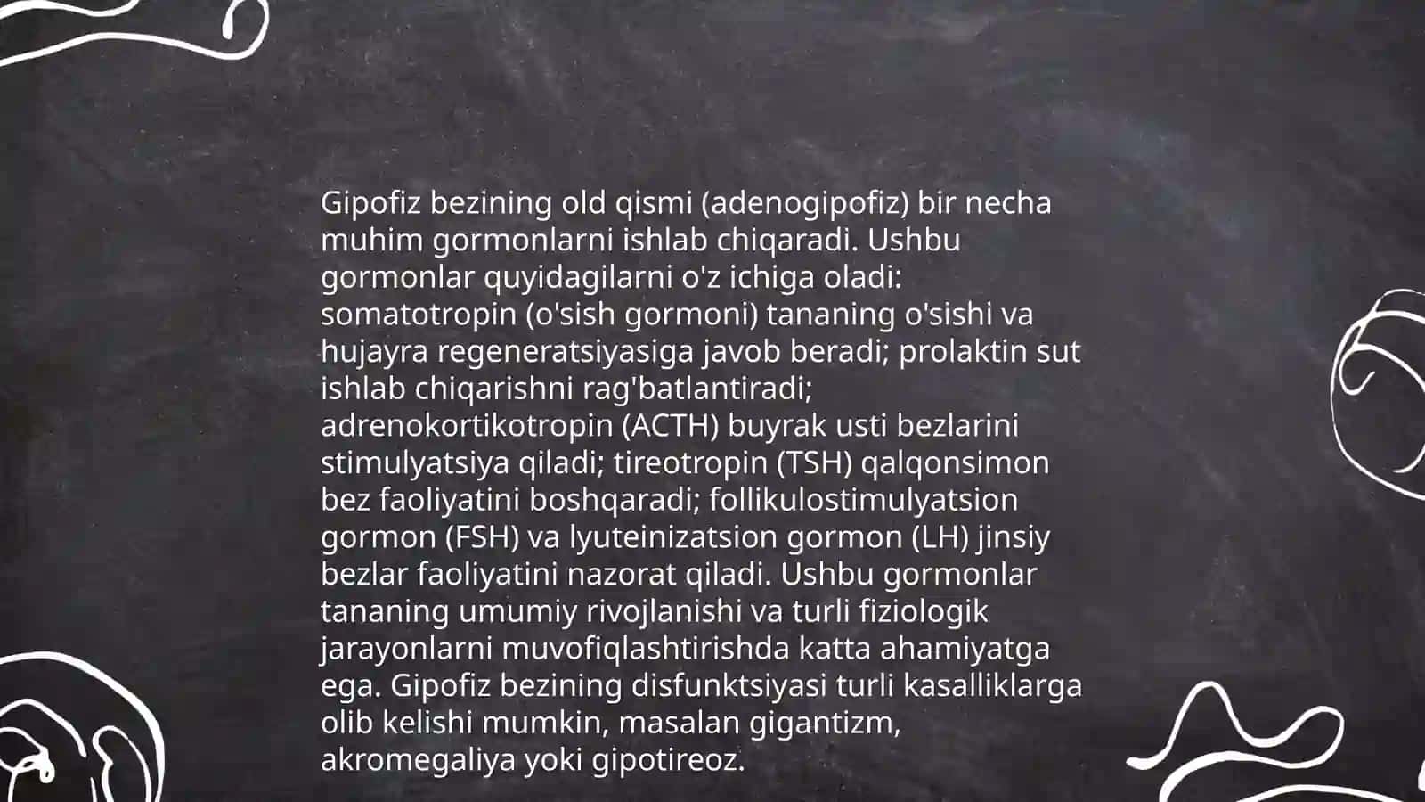Gipofiz bezining garmonlari va yosh xususiyati 4