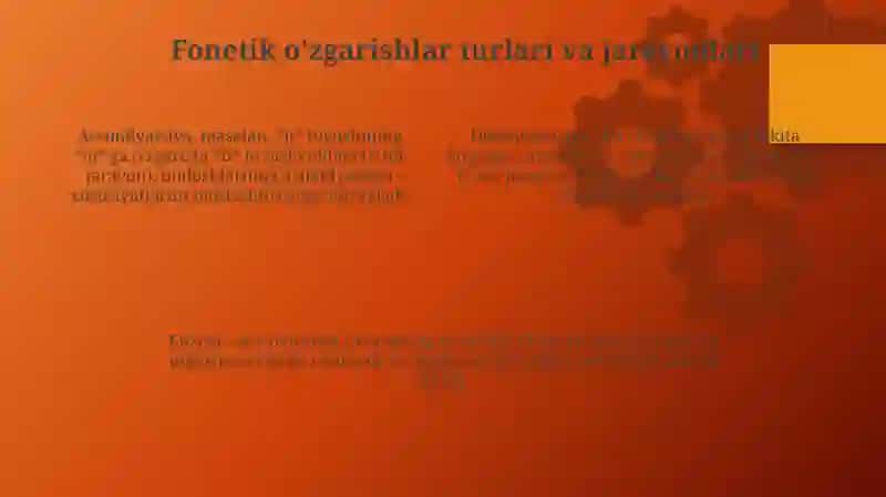 Fonetik o'zgarishlar 4