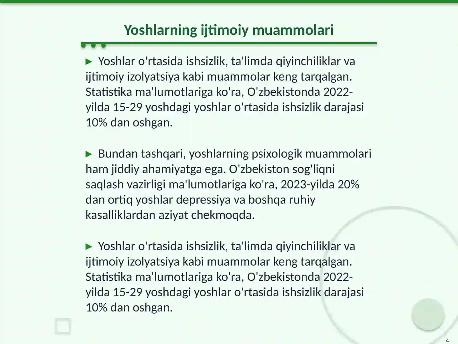 Yoshlar bilan ijtimoiy ish 4