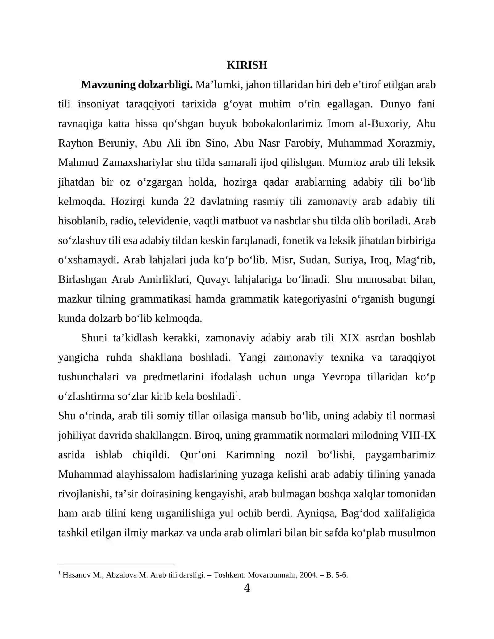 Arab tilida grammatik kategoriya va uning turlari 4
