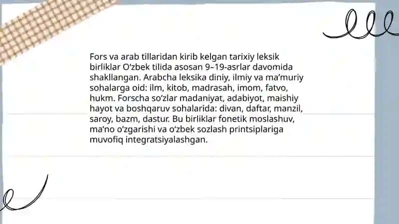 Oʻzbek tili leksikasi 4