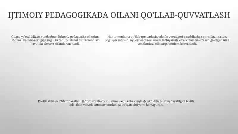 Oilada Ijtimoiy Pedagogik Yordam Shakllari 4