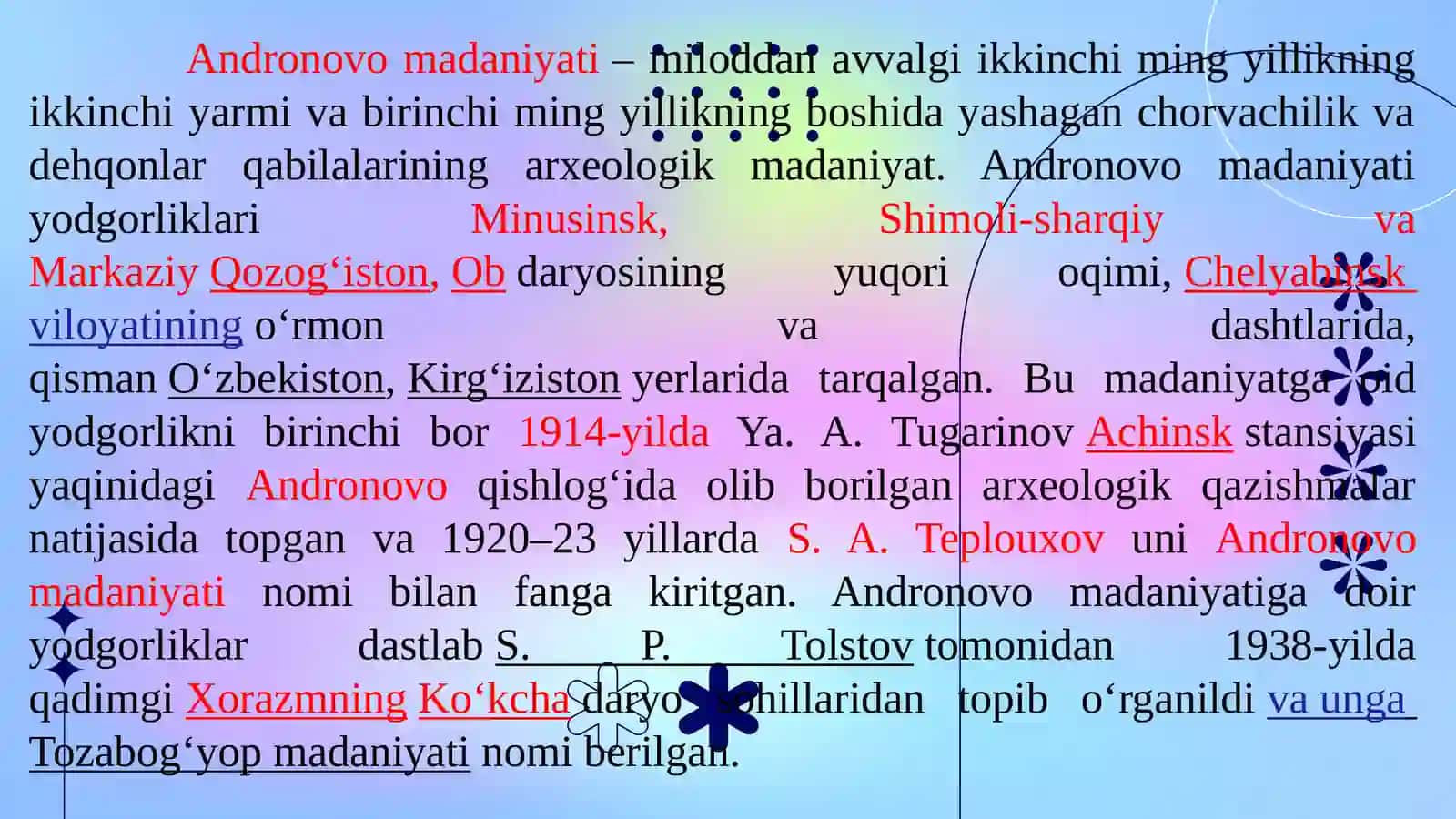 Bronza davri madaniy-iqtisodiy aloqalari 4