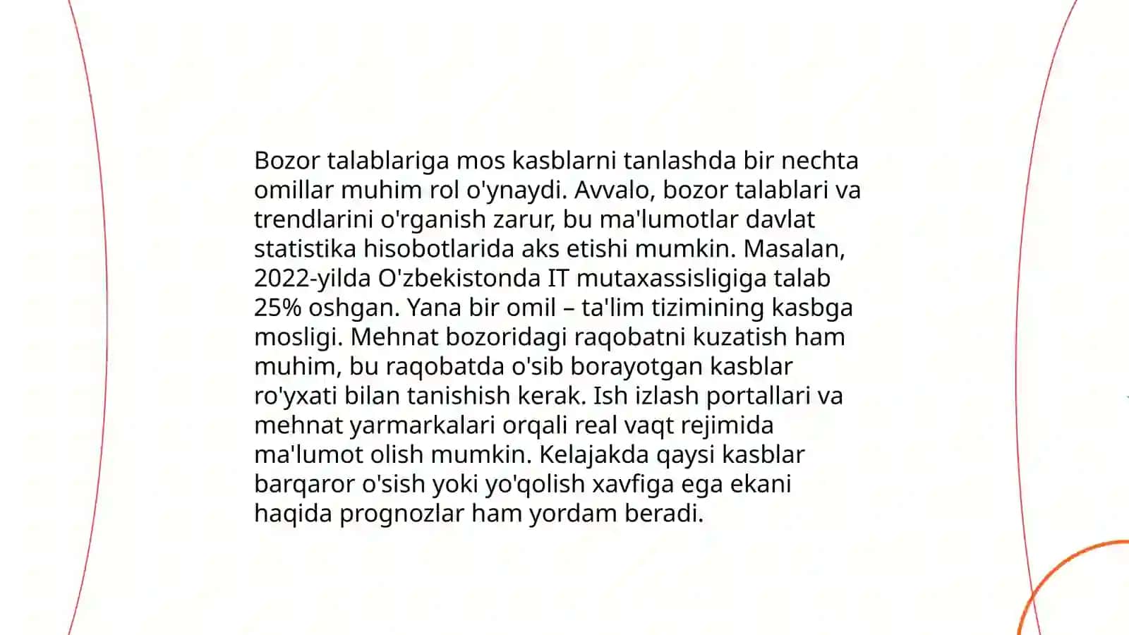 Kasb-hunarga yo'naltirish 4