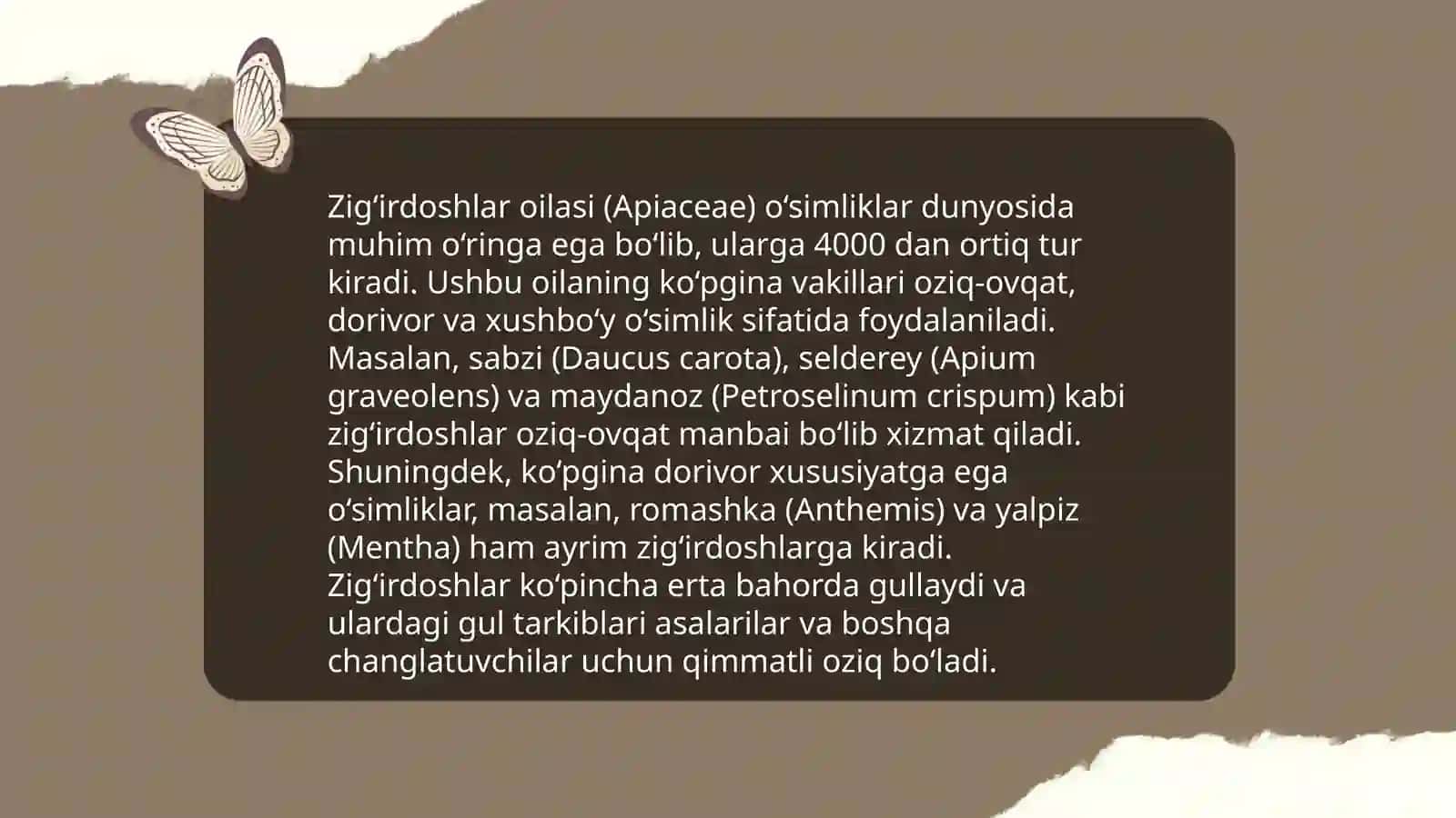 Zig'irdoshlar oilasi 4