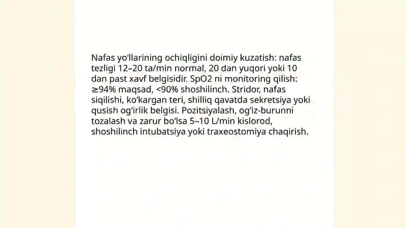Halqum kasalliklarida hamshiraning vazifasi 4