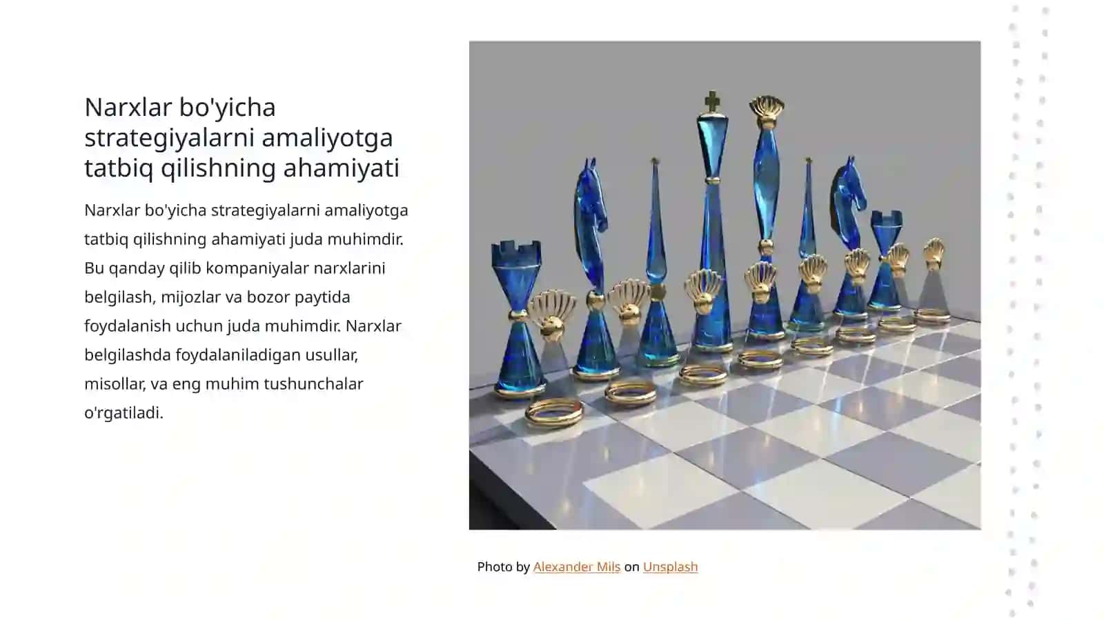 Narx oʻrnatish strategiyalari 4