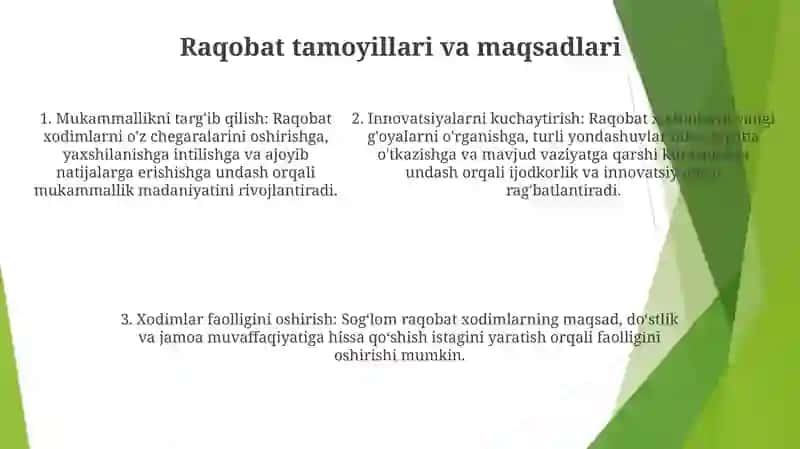 Maktabda Pedagog Xodimlar O'Rtasida Sog'Lom Raqobat Tizimini Yo'Lga Qo'Yish 4