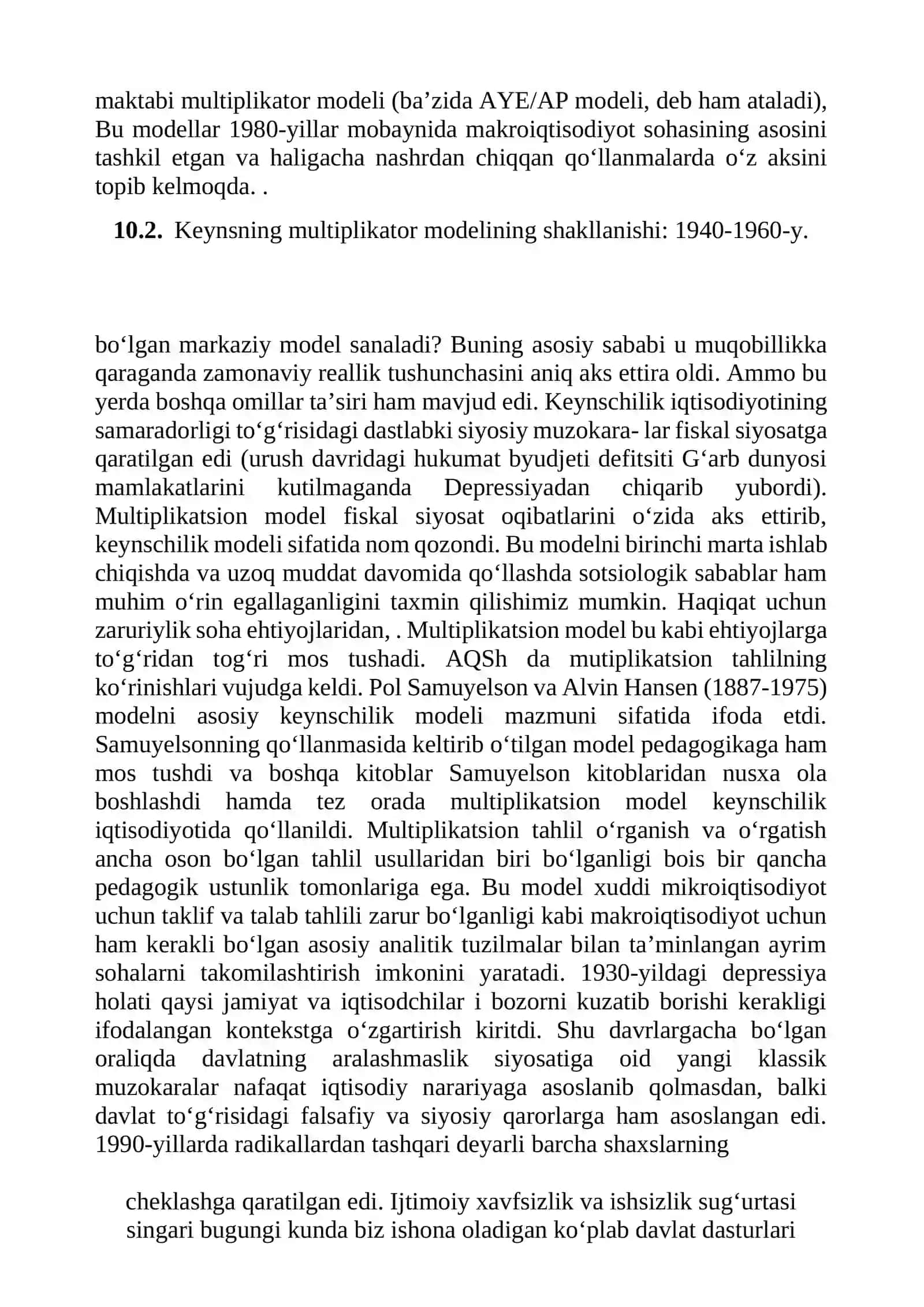 BOB. KEYNS VA KEYNSCHILIK TA’LIMOTI 4