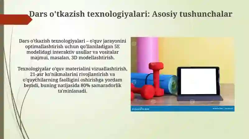 Ta'limning interfaol usullari. Dars òtish texnologiyalari 4