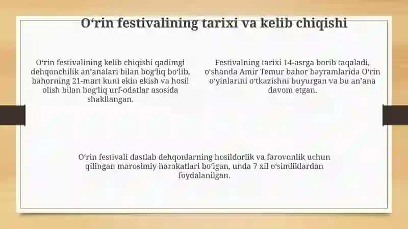 Oʻrin festivali 4