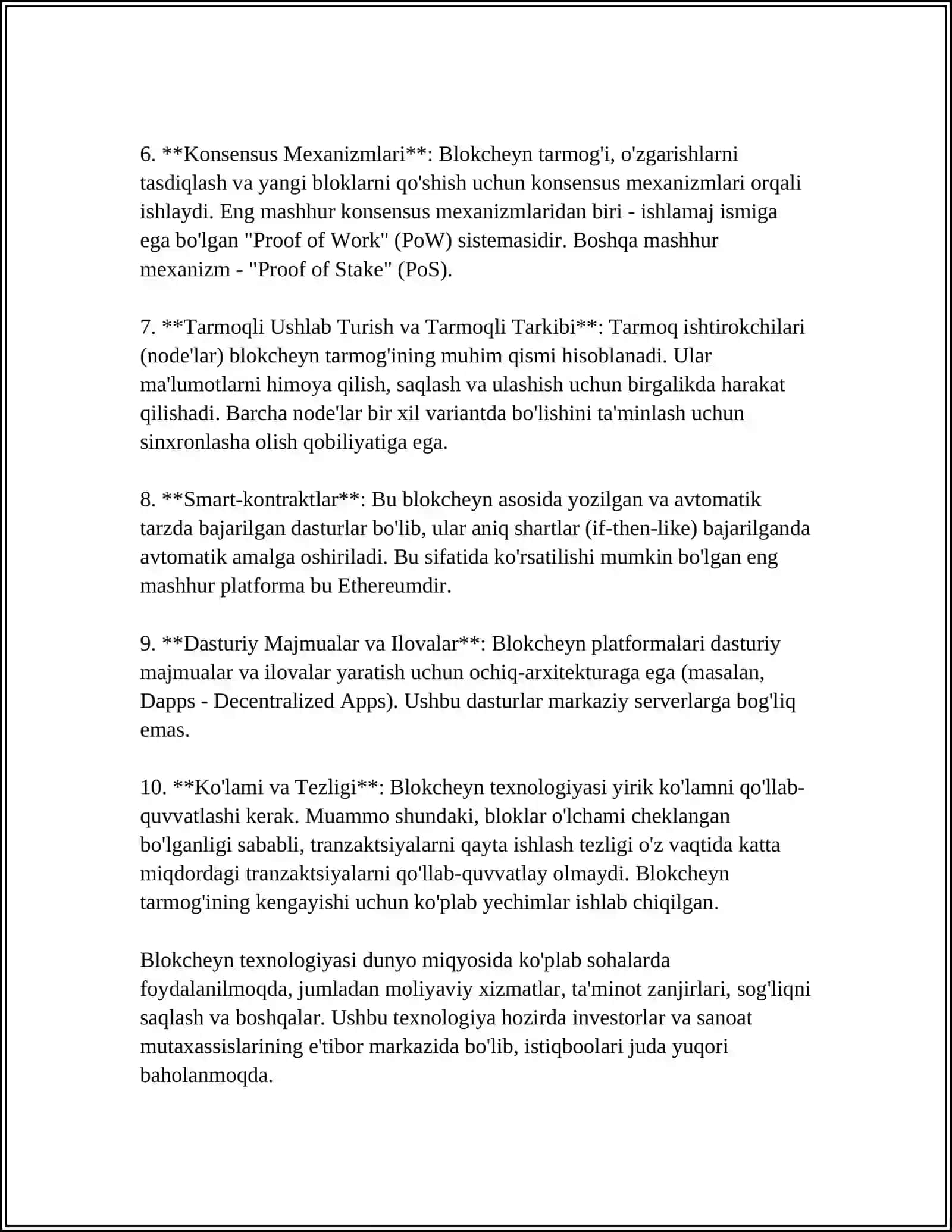 BLOKCHEYN TEXNOLOGIYASI VA UNING AFZALLIKLARI 4