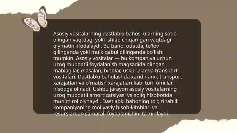 Aktiv va passiv asosiy vositalar hisobi 4