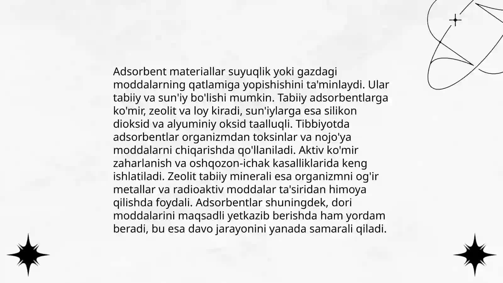 Adsorbtsiya jarayonining biologik tizimlarda roli 4