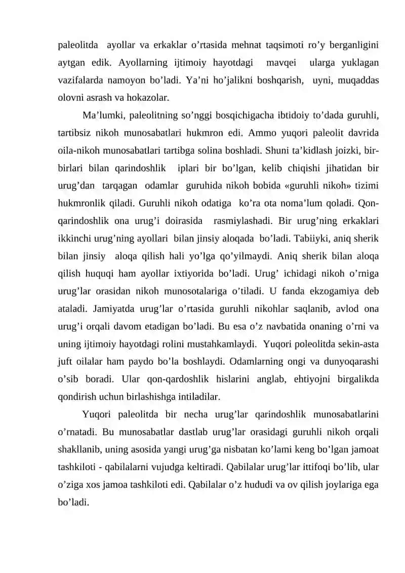 Yuqori paleolit davri 4