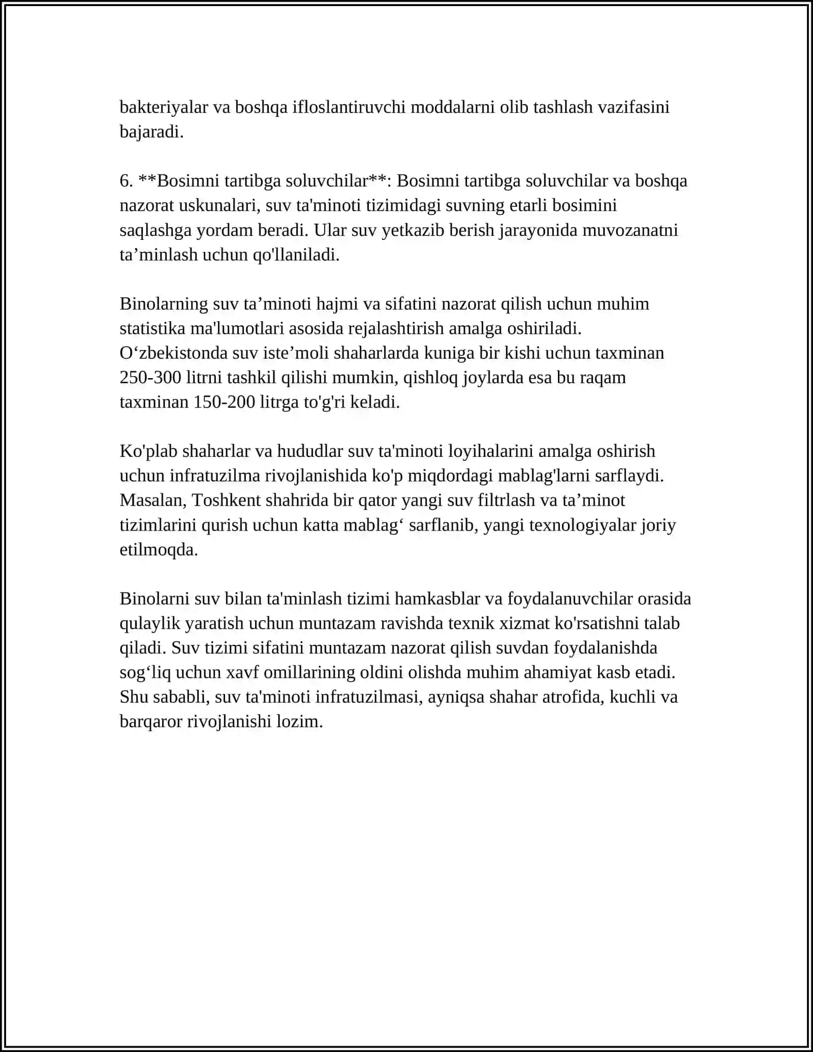 BINOLARNING OQAVA SUV TIZIMI 4