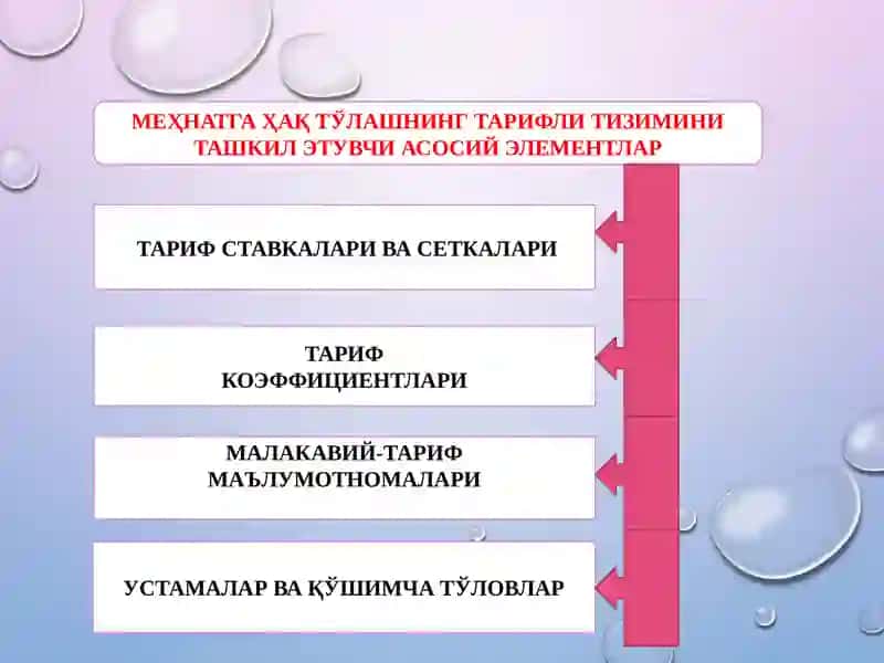 Меҳнат ва иш ҳақиҳисоби 4